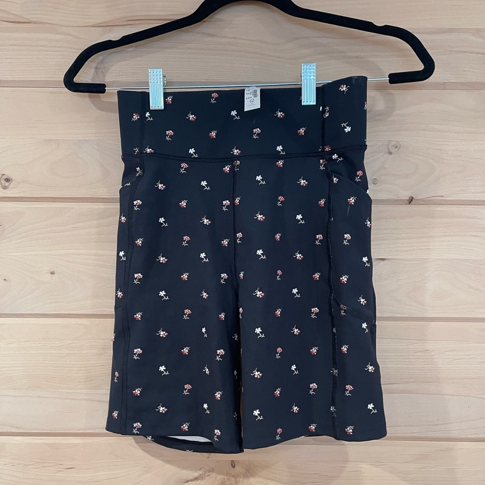 NWT - Madewell 5 pocket Biker Shorts - Small - Spring Floral